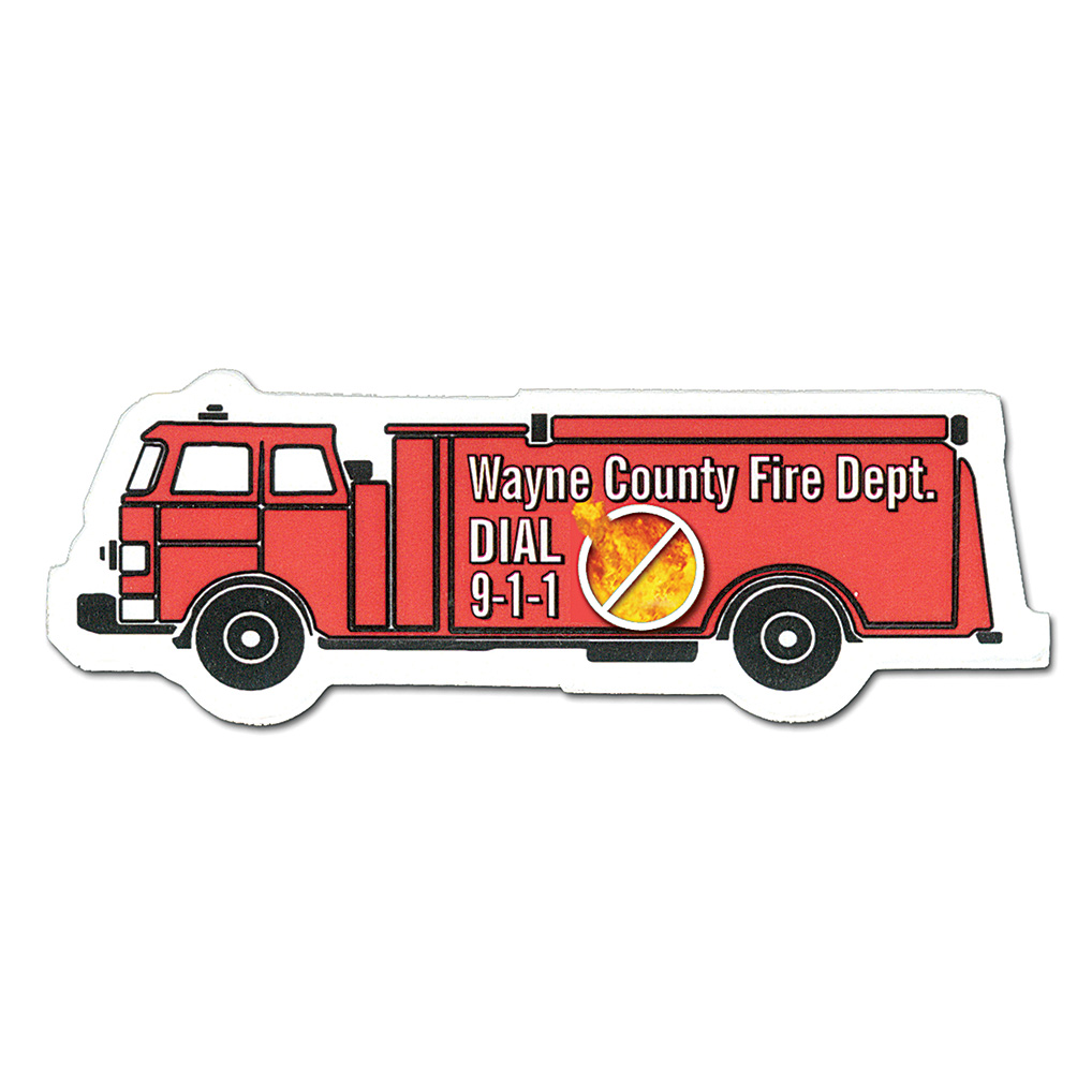 Fire Truck Magnets (Custom)